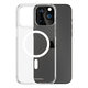Etui z MagSafe do iPhone 15 Pro Max, HardCase D3O, Przezroczysty, Transparent, PanzerGlass