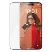 Szkło hartowane UWF z aplikatorem do iPhone 15 Pro, czarny, black, PanzerGlass