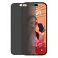 Szkło hartowane z aplikatorem do iPhone 15, UWF Privacy, Czarny, Black, PanzerGlass