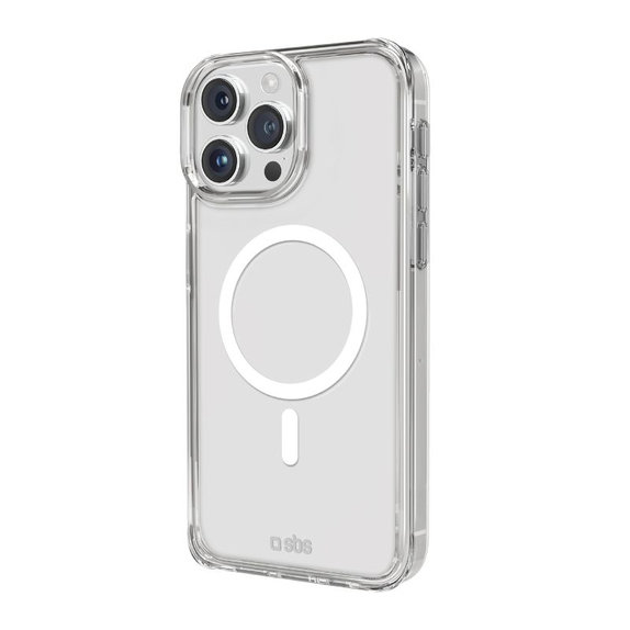 Etui z MagSafe do iPhone 15 Pro Max, Przezroczysty, Transparent, SBS