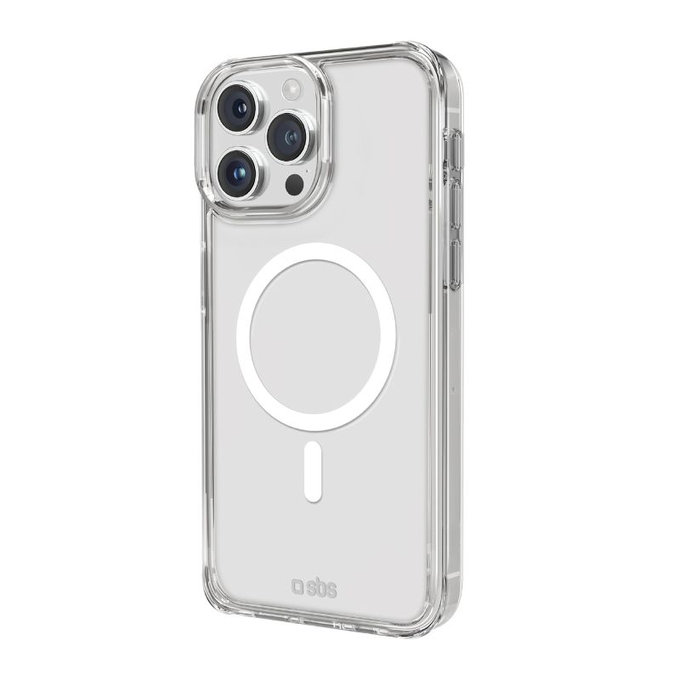 Etui z MagSafe do iPhone 15 Pro Max, Przezroczysty, Transparent, SBS