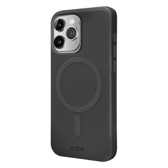 Etui z MagSafe do iPhone 15 Pro Max, Instinct, Czarny, Black, SBS