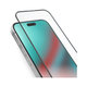 Szkło hartowane do iPhone 15 Pro, Full Cover, Czarny, Black, SBS