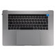Górna ramka klawiatury z klawiaturą UK, mikrofonem, trackpadem i głośnikami do MacBook Pro 15" A1707 (Late 2016 - Mid 2017), Space Gray