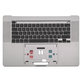 Górna ramka klawiatury z klawiaturą UK do MacBook Pro 16" A2141 (2019), Space Gray