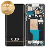 Wyświetlacz do Motorola Edge 30 Ultra, Ekran dotykowy z ramką, 5D68C21260, Interstellar Black, Genuine Service Pack
