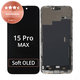 Wyświetlacz dla iPhone 15 Pro Max, Ekran dotykowy z ramką, Refurbished