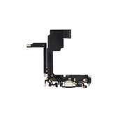 Złącze ładowania z taśmą flex do iPhone 15 Pro, Black Titanium