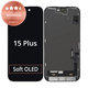 Wyświetlacz dla iPhone 15 Plus, Ekran dotykowy z ramką, Refurbished