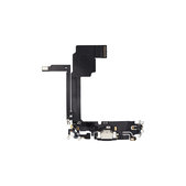 Złącze ładowania z taśmą flex do iPhone 15 Pro Max, Black Titanium