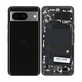 Tylna pokrywa baterii do Google Pixel 8, GKWS6, G9BQD, G949-00563-01, Obsidian, Genuine Service Pack