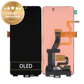 Wyświetlacz z ekranem dotykowym do Samsung S21 Ultra G998B, GH96-13958B, Genuine Service Pack
