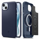 Etui z MagSafe do iPhone 15, Mag Armor, Navy Blue, Spigen