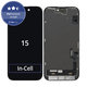 Wyświetlacz In-Cell FHD dla iPhone 15, Ekran dotykowy z ramką, FixPremium