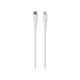 Kabel USB-C / MFI Lightning, 12W, Soft, 1,5 m, Biały, White, PURO