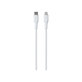 Kabel USB-C / MFI Lightning, 12W, Soft, 1,5 m, Biały, White, PURO