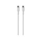 Kabel USB-C / USB-C, 60W, Soft, 1,5 m, Biały, White, PURO