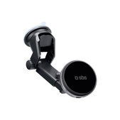 MagCharge magnetyczny uchwyt samochodowy z przyssawką, 15W, Czarny, Black, SBS