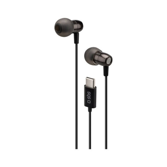Słuchawki Metal Pro 2.0, USB-C, czarny, black, SBS