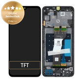 Wyświetlacz do Samsung A05s A057G, Ekran dotykowy z ramką, GH81-24364A, Czarny, Black, Genuine Service Pack