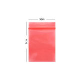 Antystatyczna torebka strunowa ESD, Czerwony, Red, 5x7 cm, 100szt