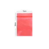 Antystatyczna torebka strunowa ESD, Czerwony, Red, 15x20 cm, 100szt