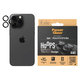Osłona obiektywu aparatu Hoops do iPhone 15 Pro/15 Pro Max, Black Titanium, PanzerGlass