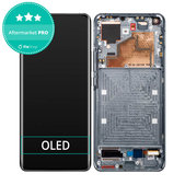 Wyświetlacz OLED do Xiaomi Mi 11 M2011K2G, Ekran dotykowy z ramką, Midnight Gray
