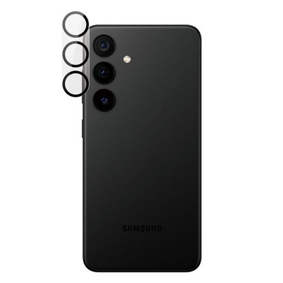 Ochraniacz soczewki tylnego aparatu PicturePerfect do Samsung S23, 23+, 24, czarny, black, PanzerGlass
