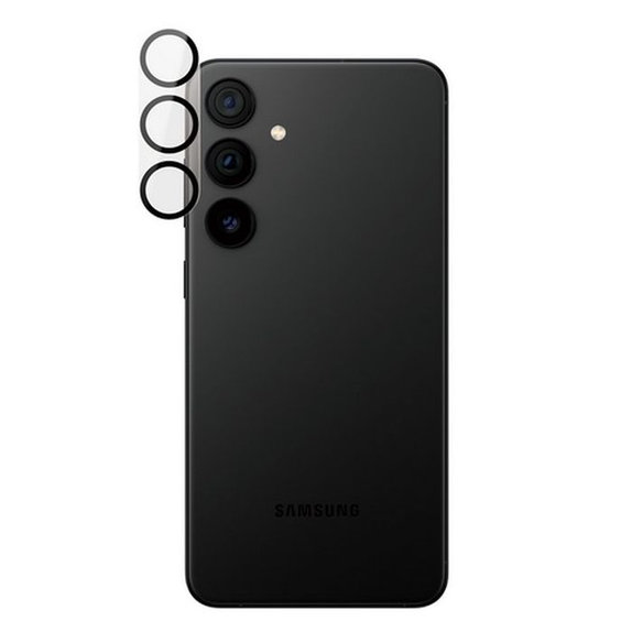 Ochraniacz soczewki tylnego aparatu PicturePerfect do Samsung S24+, czarny, black, PanzerGlass