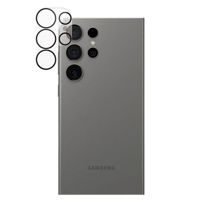 Ochraniacz soczewki tylnego aparatu PicturePerfect do Samsung S24 Ultra, czarny, black, PanzerGlass