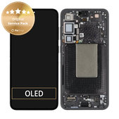 Wyświetlacz do Samsung S24+, Ekran dotykowy z ramką, GH82-33410A, S926B, Onyx Black, Genuine Service Pack