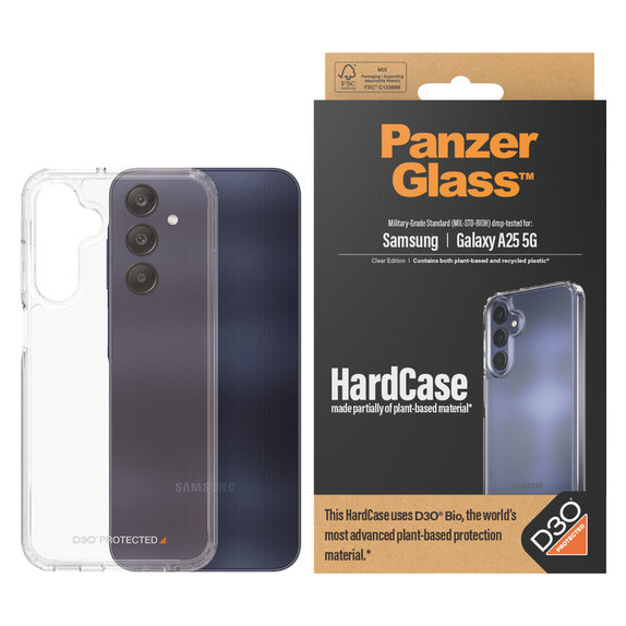 Etui HardCase D3O do Samsung Galaxy A25 5G, Przezroczyste, PanzerGlass