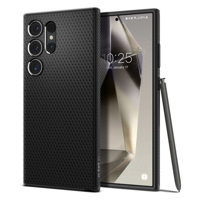 Etui do Samsung S24 Ultra, Liquid Air, Matte Black, Spigen