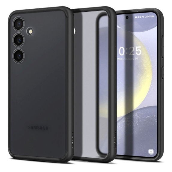 Etui do Samsung S24+, Ultra Hybrid, Matte Black, Spigen