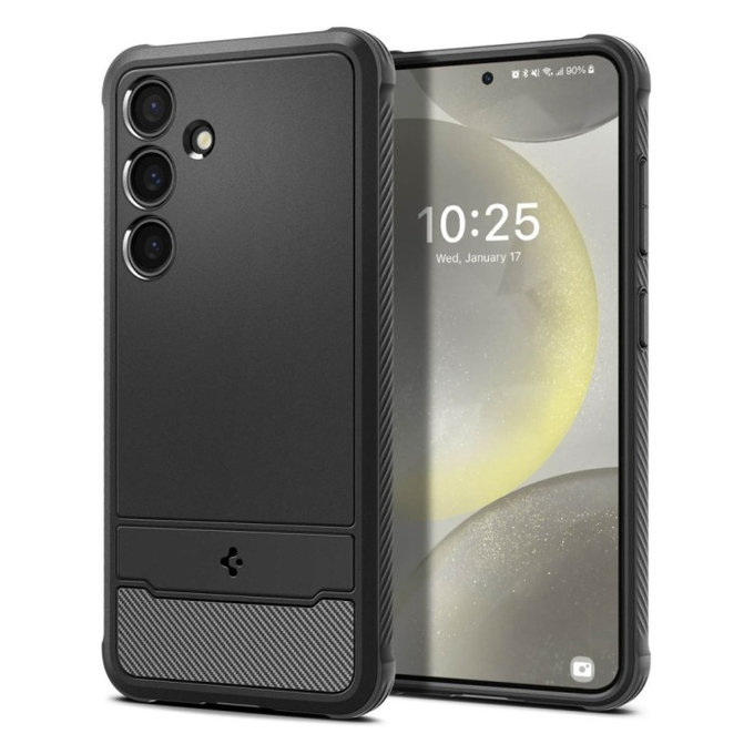 Etui do Samsung S24+, Rugged Armor, Matte Black, Spigen