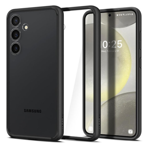 Etui do Samsung S24+, Ultra Hybrid, Frost Black, Spigen