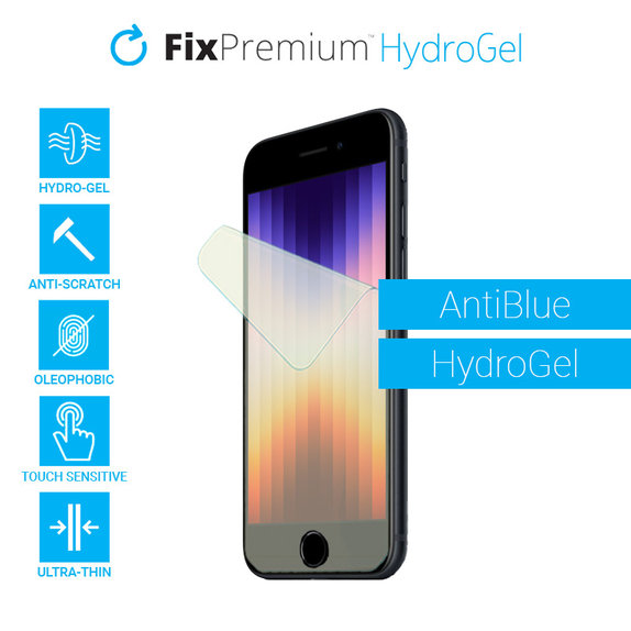 FixPremium - AntiBlue Screen Protector do Apple iPhone 6, 6S, 7, 8, SE 2020 & SE 2022