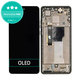 Wyświetlacz OLED do Motorola Edge 40 Neo XT2307, Ekran dotykowy z ramką, Czarny, Black
