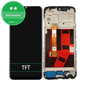 Wyświetlacz do Oppo A38 CPH2579, Ekran dotykowy z ramką, Glowing Black, TFT