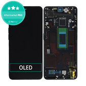 Wyświetlacz OLED do Oppo Reno 8 Pro CPH2357, Ekran dotykowy z ramką, Glazed Black