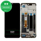 Wyświetlacz do Realme C53 RMX3760, Ekran dotykowy z ramką, Mighty Black, TFT