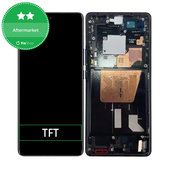Wyświetlacz do Vivo X80 Pro 5G V2185A, V2145, Ekran dotykowy z ramką, Cosmic Black, TFT