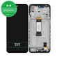Wyświetlacz do Xiaomi Redmi 12 23053RN02A, 23053RN02Y, 23053RN02I, Ekran dotykowy z ramką, Midnight Black, TFT