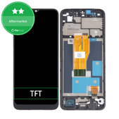 Wyświetlacz do Realme C30 RMX3581, Ekran dotykowy z ramką, Lake Blue, TFT