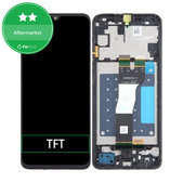 Wyświetlacz do Samsung A05s A057G, Ekran dotykowy z ramką, Czarny, Black, TFT