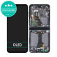 Wyświetlacz OLED do Samsung Z Flip 5 F731B, Ekran dotykowy z ramką, Grafitowy, Graphite