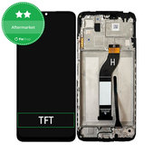 Wyświetlacz do Xiaomi Redmi 13C 23100RN82L, 23106RN0DA, Ekran dotykowy z ramką, Midnight Black, TFT