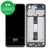 Wyświetlacz do Xiaomi Redmi A2, Ekran dotykowy z ramką, Onyx Black, TFT
