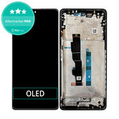 Wyświetlacz OLED do Xiaomi Redmi Note 13 5G 2312DRAABC, Ekran dotykowy z ramką, Stealth Black